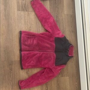Pink and Black Fleece Jacket